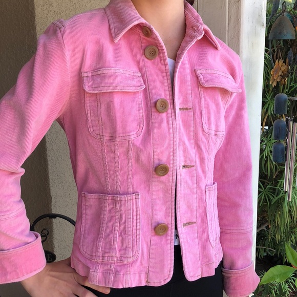 Tulle Jackets & Blazers - CORD FALL TREND/TULLE Pink Jacket